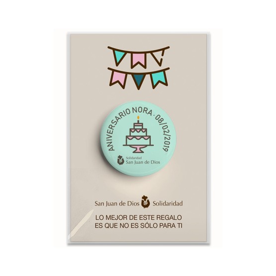 Xapa  personalitzada per a celebracions