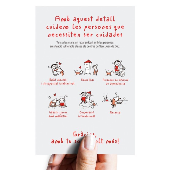 Targetes per a celebracions - pack 20 unitats