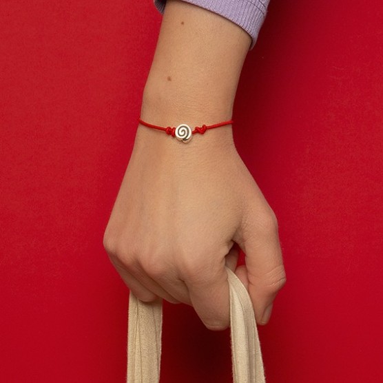 Pulsera bañada en plata Flor | Productos solidarios SJD
