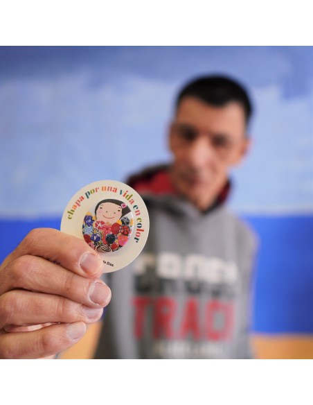 Chapa por una vida en color | Regalos solidarios SJD Chapa por una vida en color | Regalos solidarios SJD