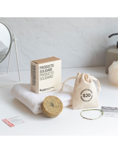 Pack Natura - Sabó de romaní + Polsera de plata| Regals Solidaris SJD Pack Natura - Sabó de romaní + Polsera de plata| Regals Solidaris SJD