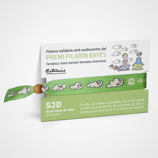 Pulsera de audiocuentos Pilarín Bayés | Regalos Solidarios SJD