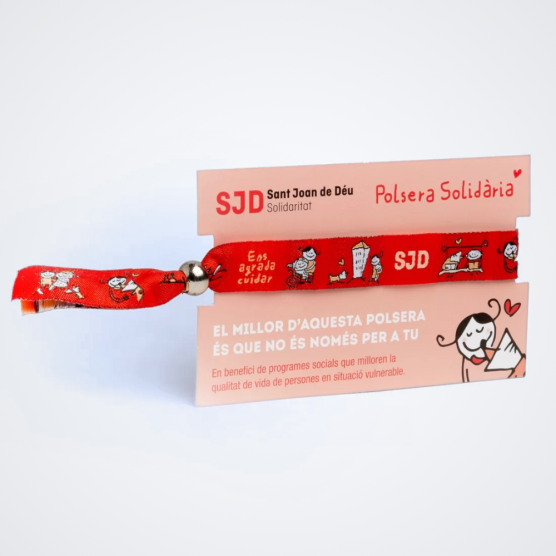 Expositor de 30 pulseras "Me gusta cuidar" | Cesión de producto solidario