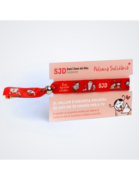 Expositor de 30 pulseras "Me gusta cuidar" | Cesión de producto solidario Expositor de 30 pulseras "Me gusta cuidar" | Cesión de producto solidario