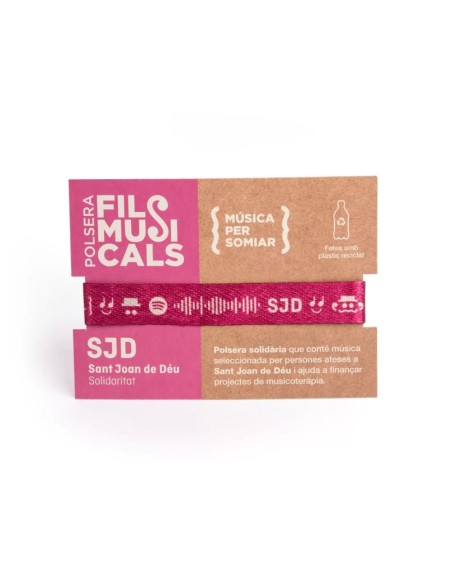 Expositor de 30 pulseras "Hilos musicales" | Cesión de producto solidario Expositor de 30 pulseras "Hilos musicales" | Cesión de producto solidario
