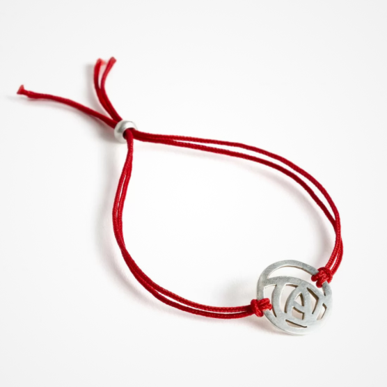 Pulsera Rosa Artesanal | Regalos Solidarios SJD