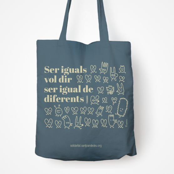 Bolsa "Ser iguals vol dir ser igual de diferents" | SJD