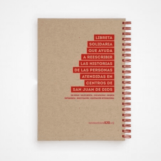 Libreta reciclada para escribir historias bonitas