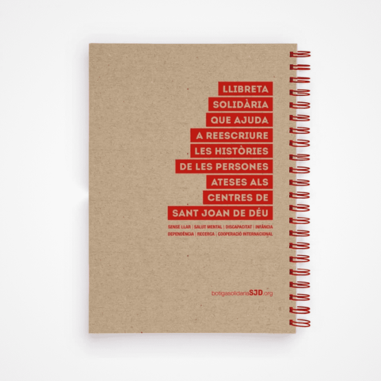 Libreta reciclada para escribir historias bonitas