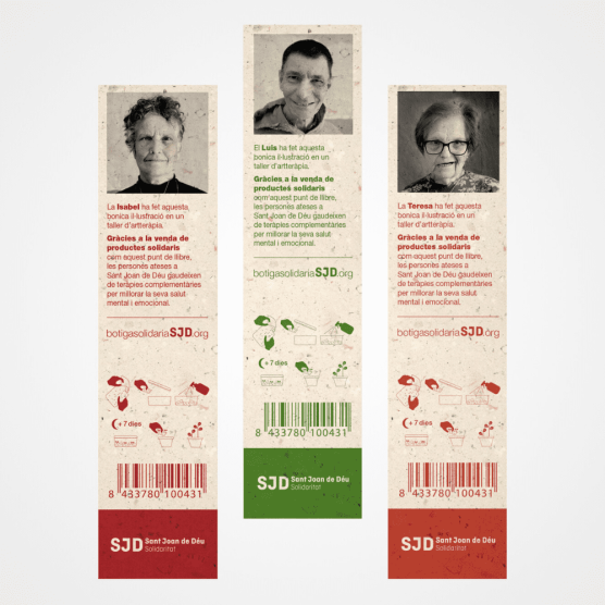 Punts de llibre solidaris d'Artteràpia | Regals de Sant Jordi