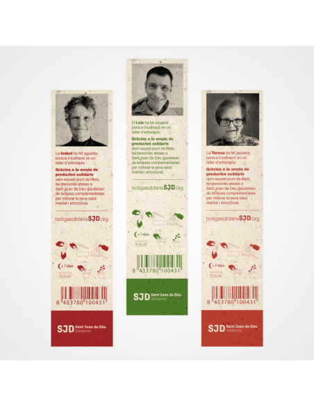 Punts de llibre solidaris d'Artteràpia | Regals de Sant Jordi Punts de llibre solidaris d'Artteràpia | Regals de Sant Jordi