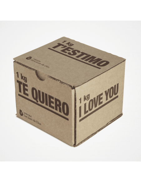 Caja de cartón Te Quiero Caja de cartón Te Quiero