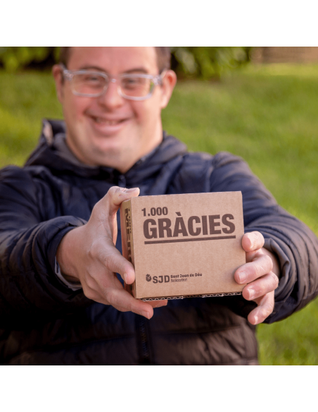 Caja de cartón 1.000 GRACIAS Caja de cartón 1.000 GRACIAS