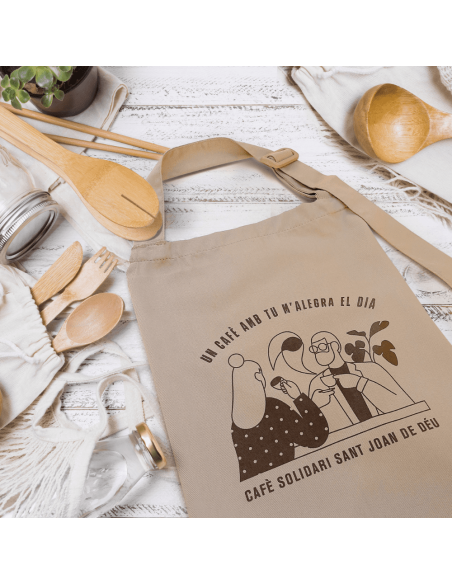 Delantal Café Solidario | Campaña contra la soledad no deseada Delantal Café Solidario | Campaña contra la soledad no deseada