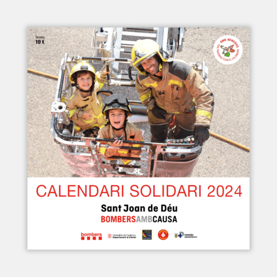 Calendario solidario "Bombers amb Causa" 2024 | Sant Joan de Déu