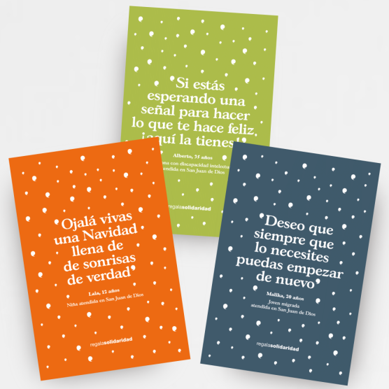 Pack de 30 Postales de Navidad - Mensajes optimistas 2