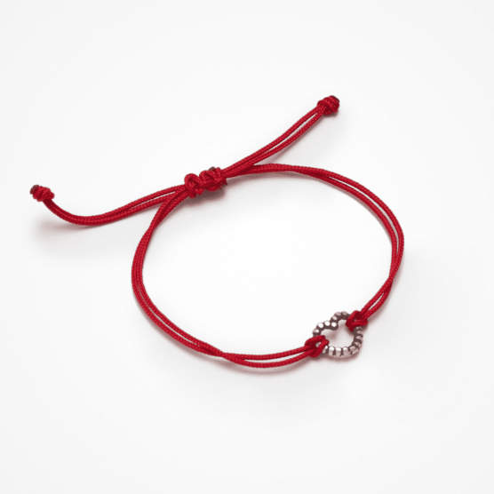 Pulsera de plata - Corazón | Regalos Solidarios SJD