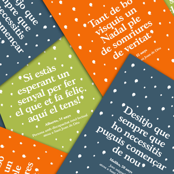 Pack de 30 Postales de Navidad - Mensajes optimistas