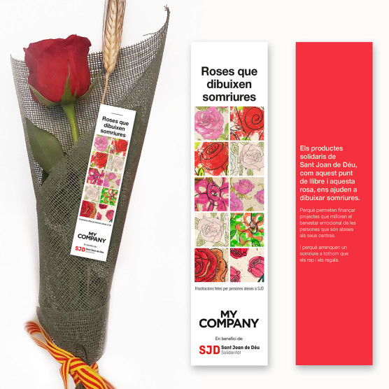 Roses solidàries de Sant Jordi | Col·labora amb SJD