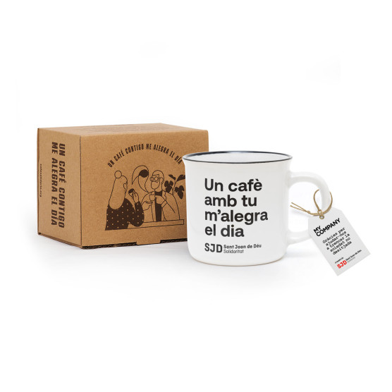 Taza - Café Solidario personalizada| Contra la soledad no deseada 2