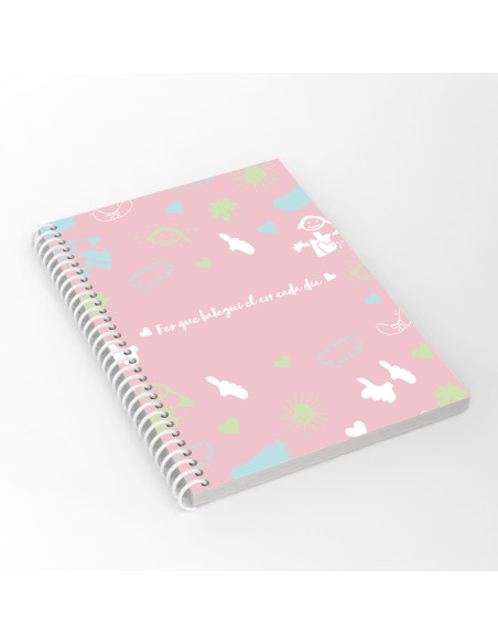 Libreta "Fes que bategui el cor cada dia"