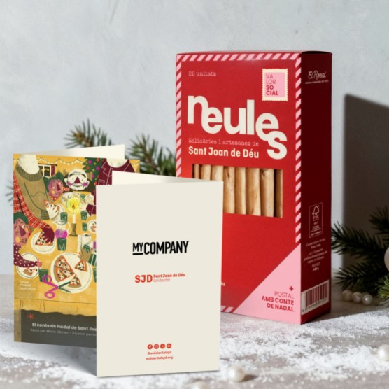 Neules solidàries artesanes personalitzades