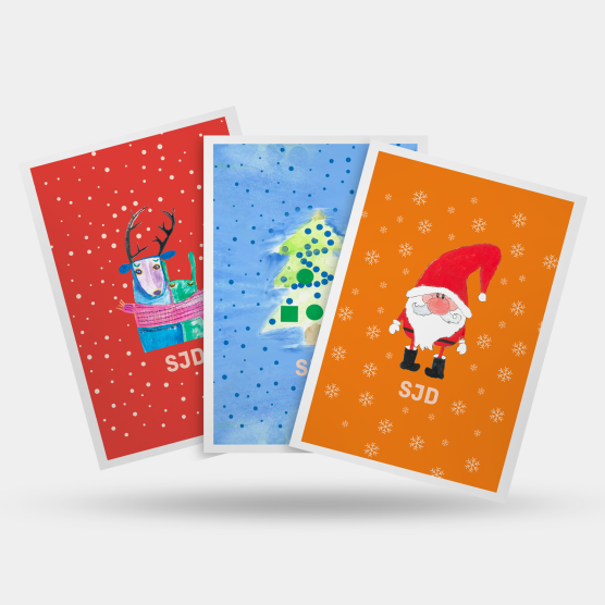 Postal de Navidad personalizada